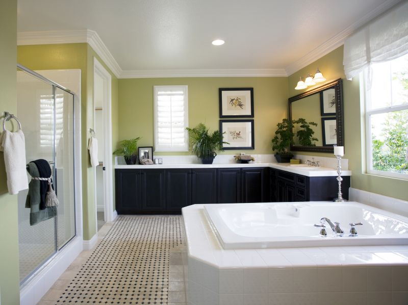 Stylish Bathtub and Surround